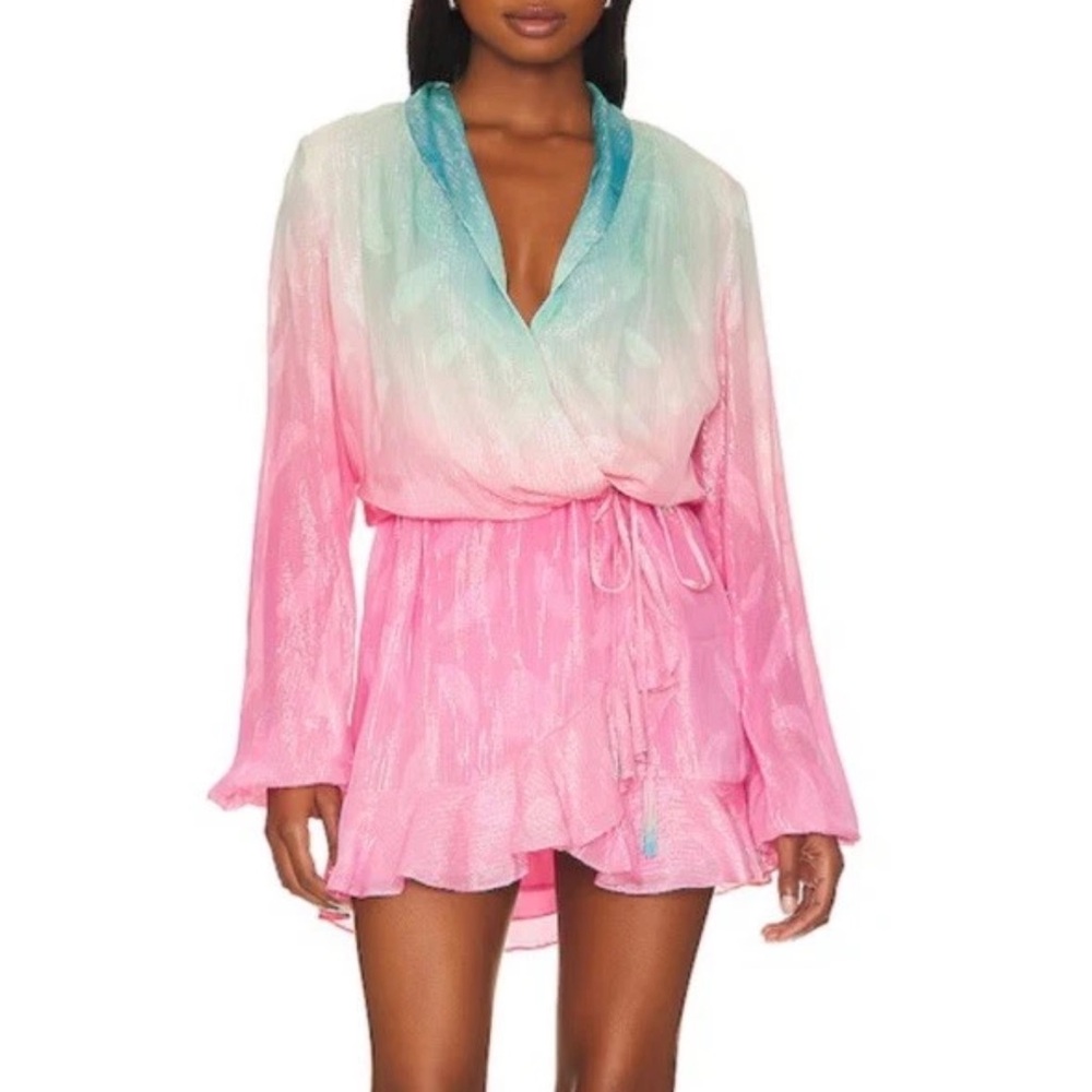 REVOLVE Rococo Sand mini dress in ombré size S NWT!